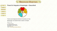 Desktop Screenshot of kinesiologie-volketswil.ch