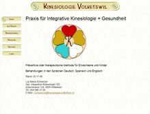 Tablet Screenshot of kinesiologie-volketswil.ch